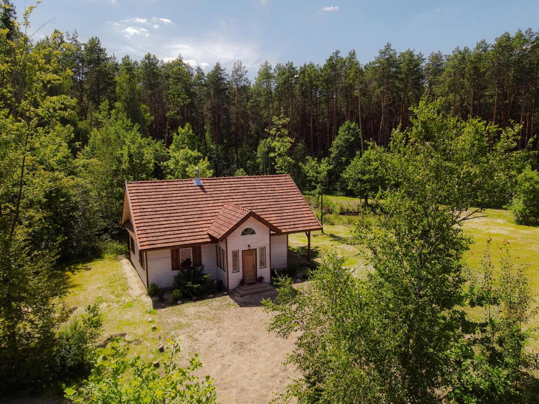 Jagodowy Zakatek, Caloroczny Dom Na Wylacznosc W Lesie, Balia, Cisza, Kominek, Weranda, Stawy Tuczna Exteriér fotografie