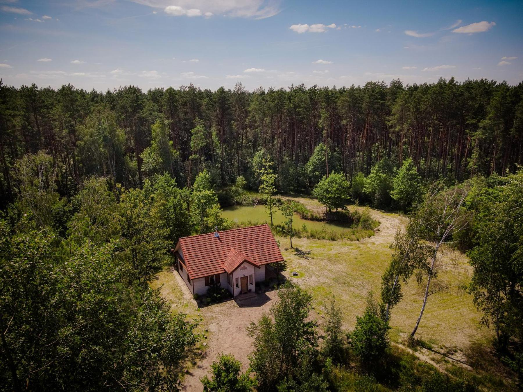 Jagodowy Zakatek, Caloroczny Dom Na Wylacznosc W Lesie, Balia, Cisza, Kominek, Weranda, Stawy Tuczna Exteriér fotografie