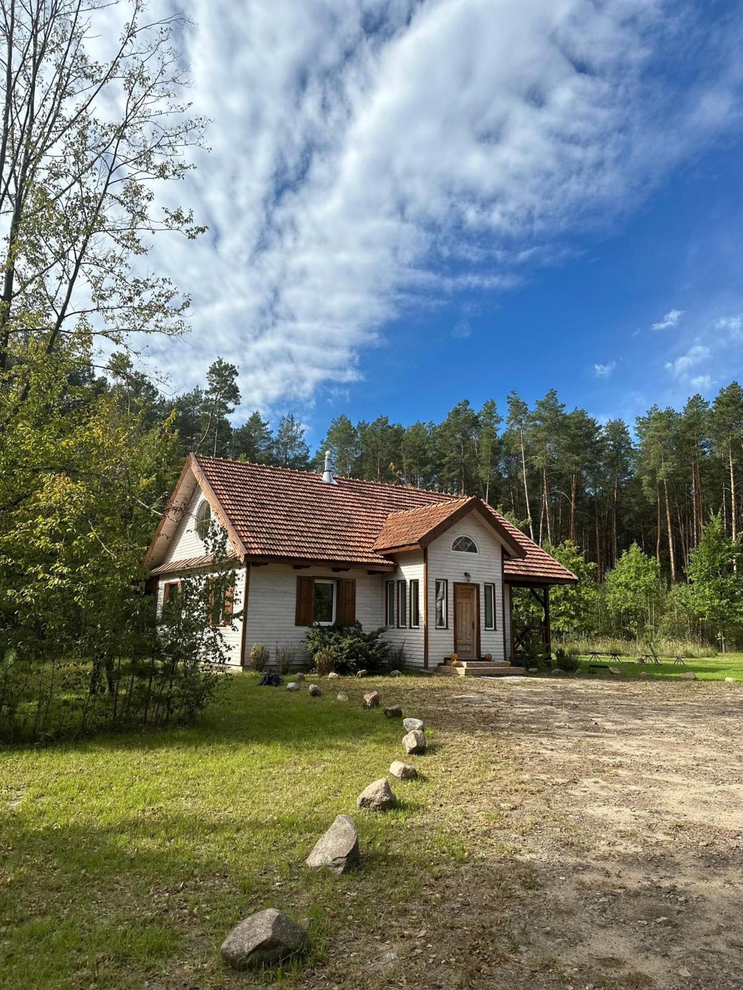 Jagodowy Zakatek, Caloroczny Dom Na Wylacznosc W Lesie, Balia, Cisza, Kominek, Weranda, Stawy Tuczna Exteriér fotografie